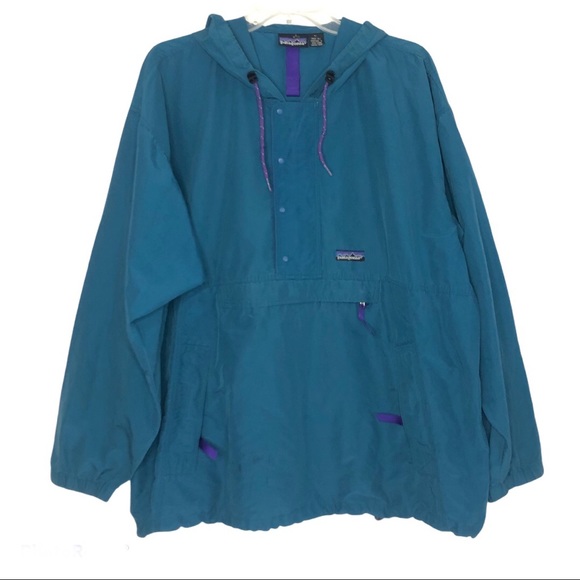 Patagonia Other - Patagonia Vintage Teal and Purple Anorak Pullover